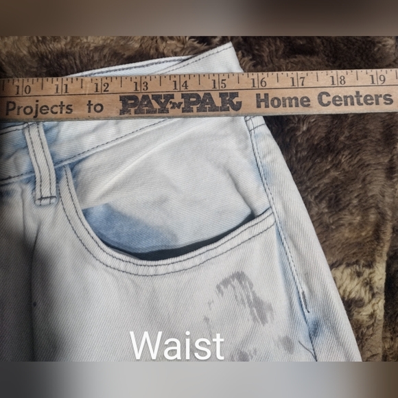 Current Mood Paint the Town Mom Jeans/ Button Fly/ NWOT/ SZ XL/ Cotton - Picture 7 of 16